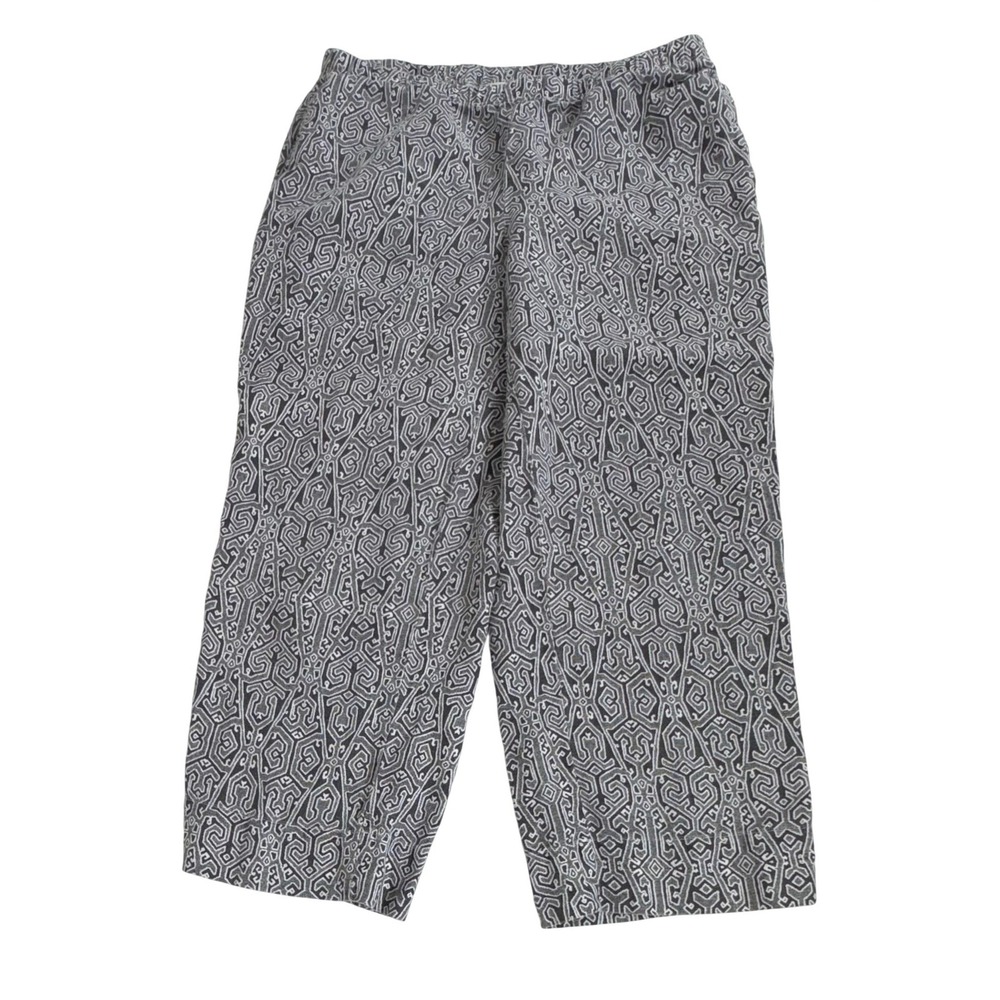 J. Jill Black & White Wide Leg Pants
